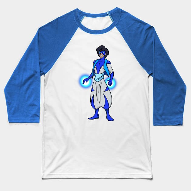 Space Prince Baseball T-Shirt by indestructibleart